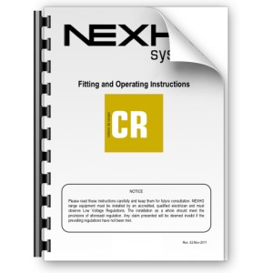 Manual de instalación y funcionamiento Nexho CR